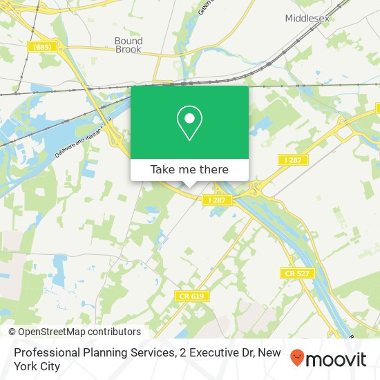 Professional Planning Services, 2 Executive Dr map