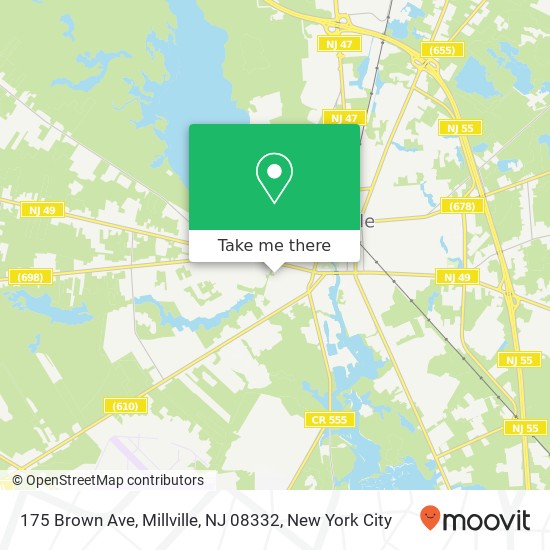 175 Brown Ave, Millville, NJ 08332 map