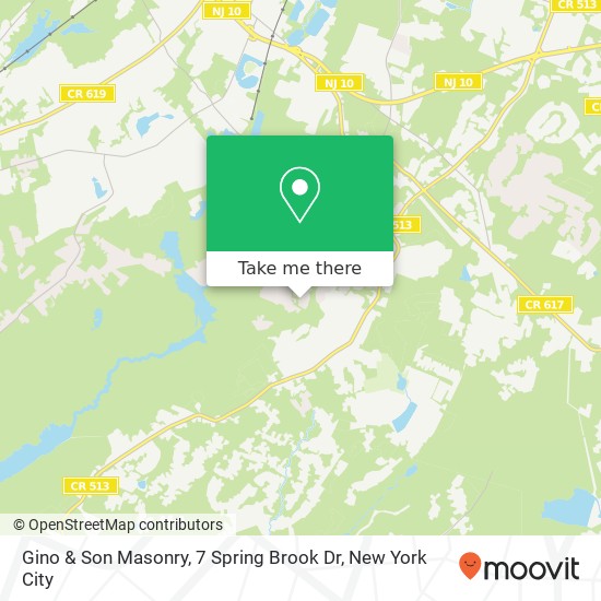 Gino & Son Masonry, 7 Spring Brook Dr map