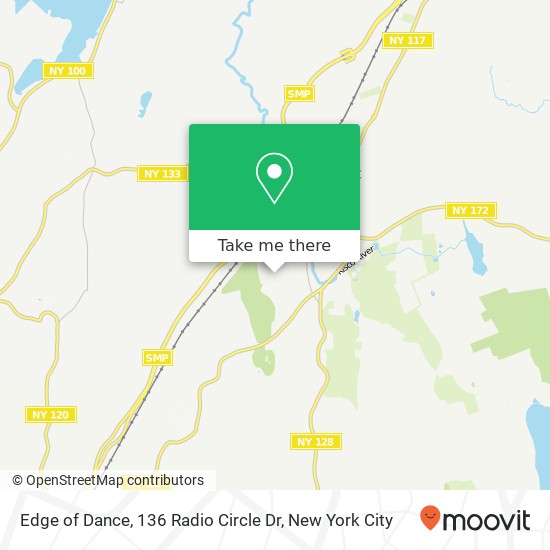 Mapa de Edge of Dance, 136 Radio Circle Dr