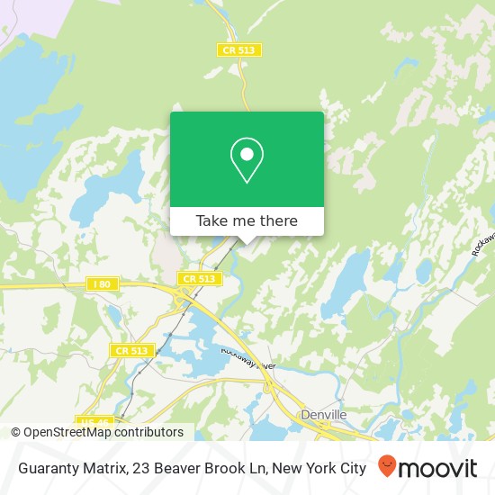 Mapa de Guaranty Matrix, 23 Beaver Brook Ln