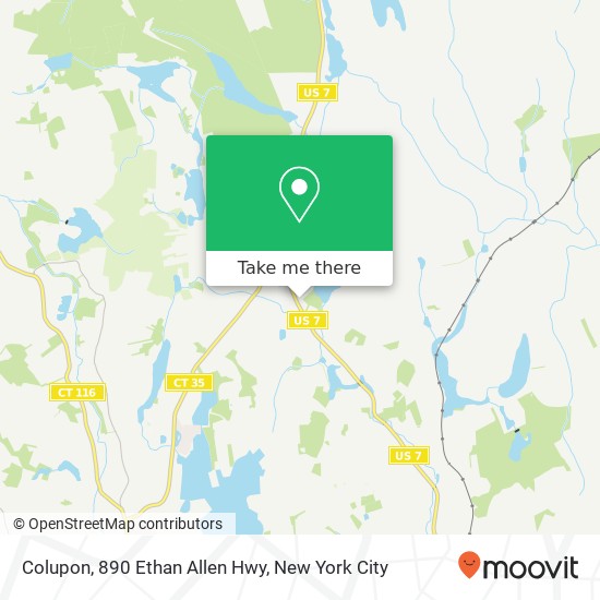 Mapa de Colupon, 890 Ethan Allen Hwy