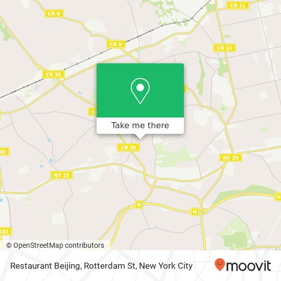 Mapa de Restaurant Beijing, Rotterdam St