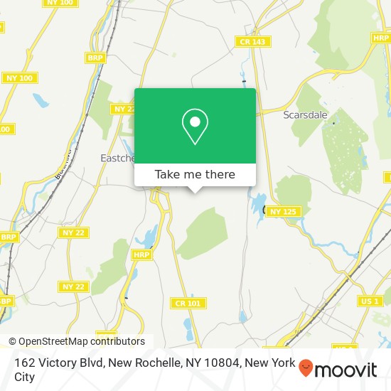 162 Victory Blvd, New Rochelle, NY 10804 map