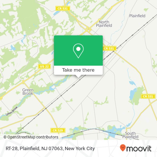 RT-28, Plainfield, NJ 07063 map