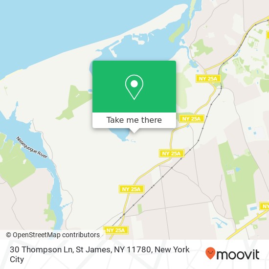 30 Thompson Ln, St James, NY 11780 map