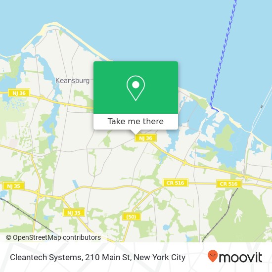 Mapa de Cleantech Systems, 210 Main St