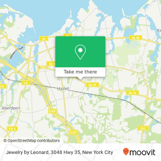 Mapa de Jewelry by Leonard, 3048 Hwy 35