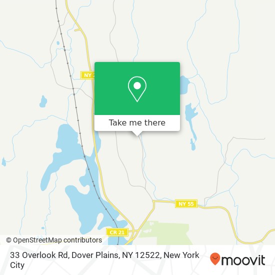 33 Overlook Rd, Dover Plains, NY 12522 map