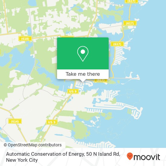 Automatic Conservation of Energy, 50 N Island Rd map