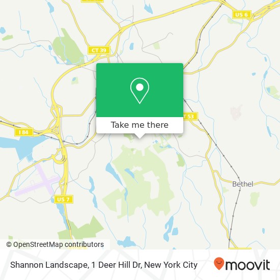 Mapa de Shannon Landscape, 1 Deer Hill Dr