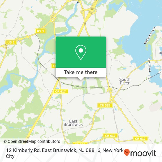 12 Kimberly Rd, East Brunswick, NJ 08816 map