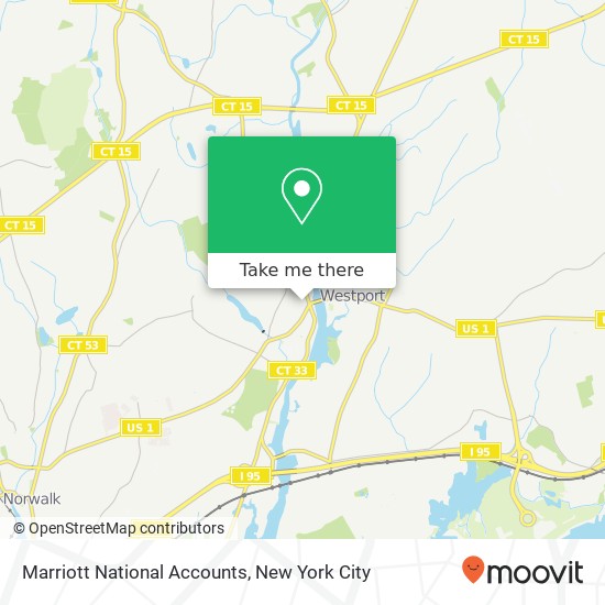 Mapa de Marriott National Accounts