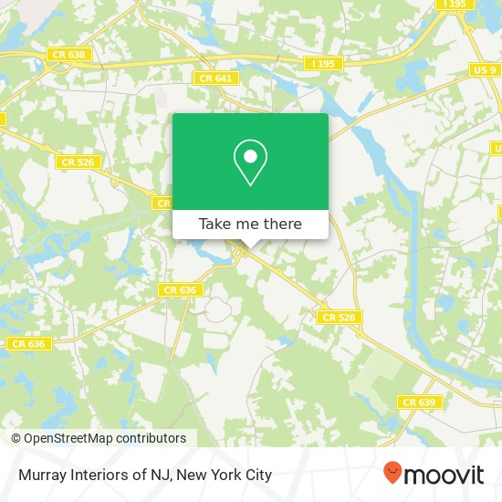 Murray Interiors of NJ, 2290 W County Line Rd map