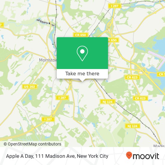 Apple A Day, 111 Madison Ave map