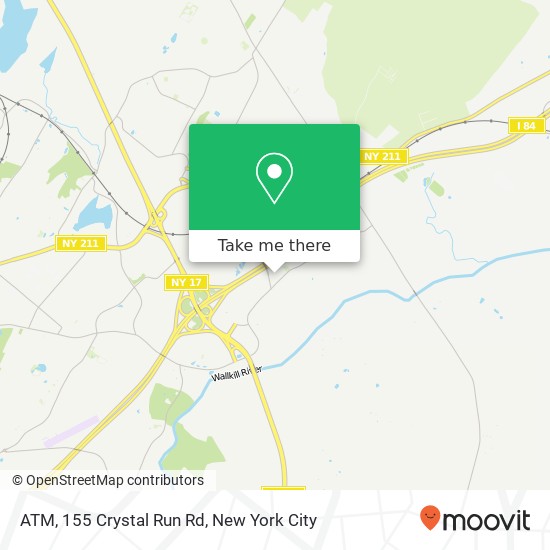 ATM, 155 Crystal Run Rd map