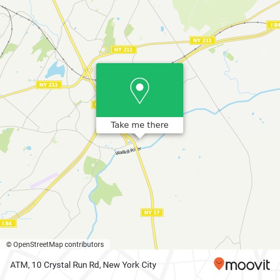 Mapa de ATM, 10 Crystal Run Rd