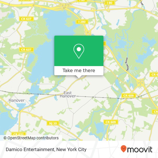 Damico Entertainment map