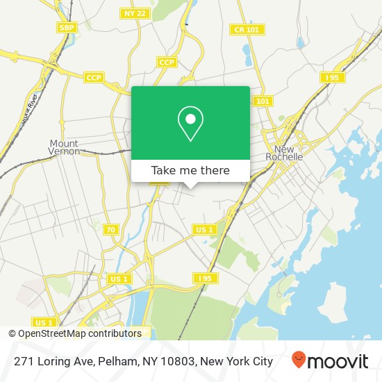 271 Loring Ave, Pelham, NY 10803 map