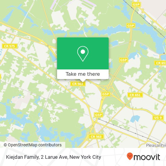 Mapa de Kiejdan Family, 2 Larue Ave