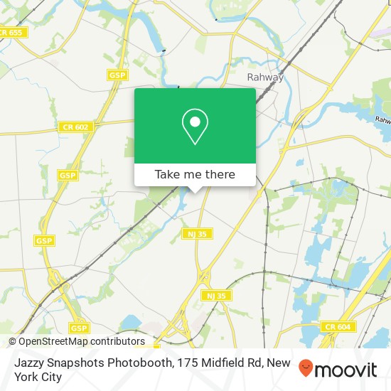 Mapa de Jazzy Snapshots Photobooth, 175 Midfield Rd