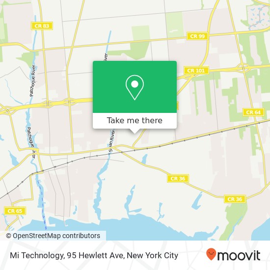 Mapa de Mi Technology, 95 Hewlett Ave