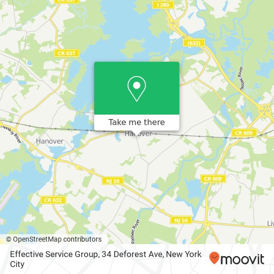 Mapa de Effective Service Group, 34 Deforest Ave