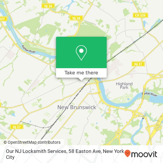 Our NJ Locksmith Services, 58 Easton Ave map