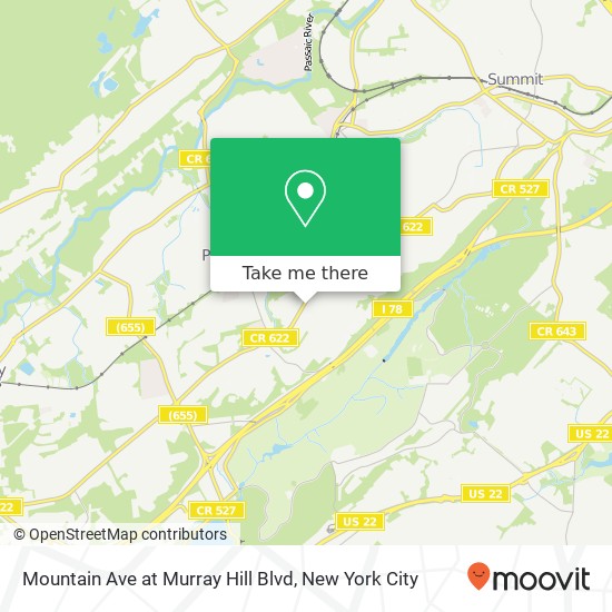 Mapa de Mountain Ave at Murray Hill Blvd