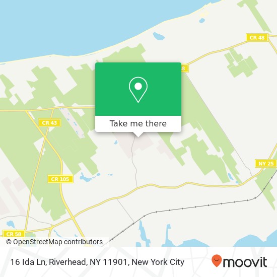 16 Ida Ln, Riverhead, NY 11901 map