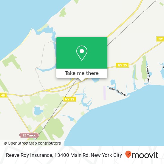 Mapa de Reeve Roy Insurance, 13400 Main Rd