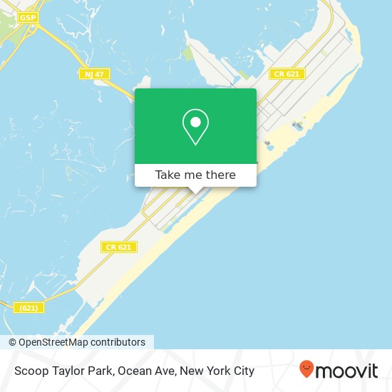 Mapa de Scoop Taylor Park, Ocean Ave