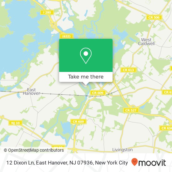 12 Dixon Ln, East Hanover, NJ 07936 map