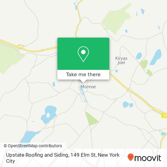 Upstate Roofing and Siding, 149 Elm St map