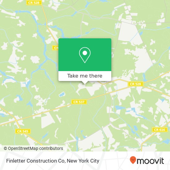 Mapa de Finletter Construction Co