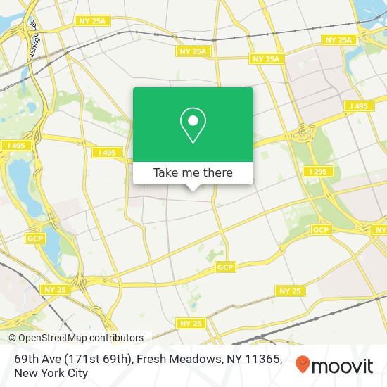 69th Ave (171st 69th), Fresh Meadows, NY 11365 map