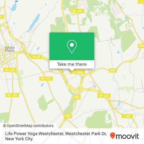 Life Power Yoga Westchester, Westchester Park Dr map