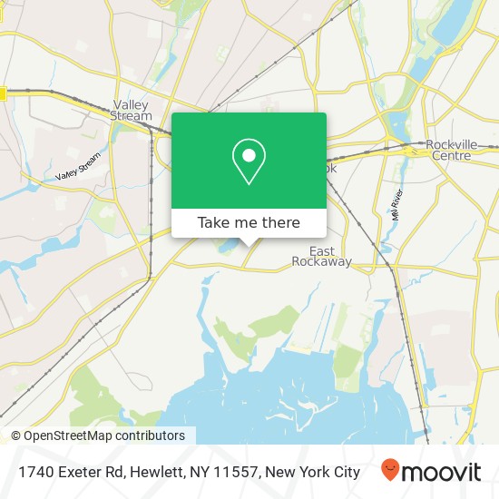 1740 Exeter Rd, Hewlett, NY 11557 map