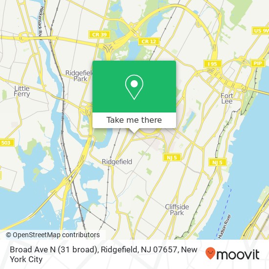 Broad Ave N (31 broad), Ridgefield, NJ 07657 map