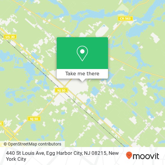 440 St Louis Ave, Egg Harbor City, NJ 08215 map