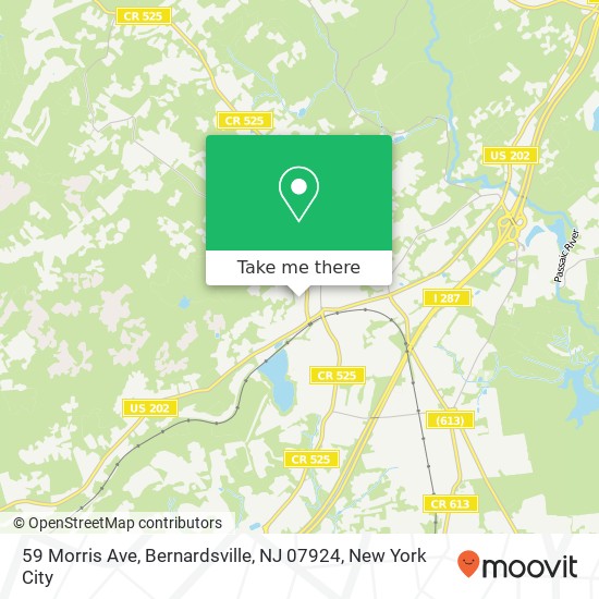 59 Morris Ave, Bernardsville, NJ 07924 map