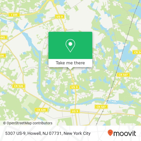 5307 US-9, Howell, NJ 07731 map