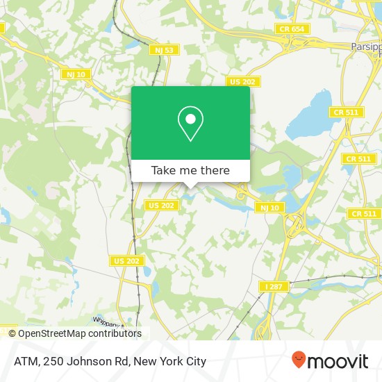 ATM, 250 Johnson Rd map