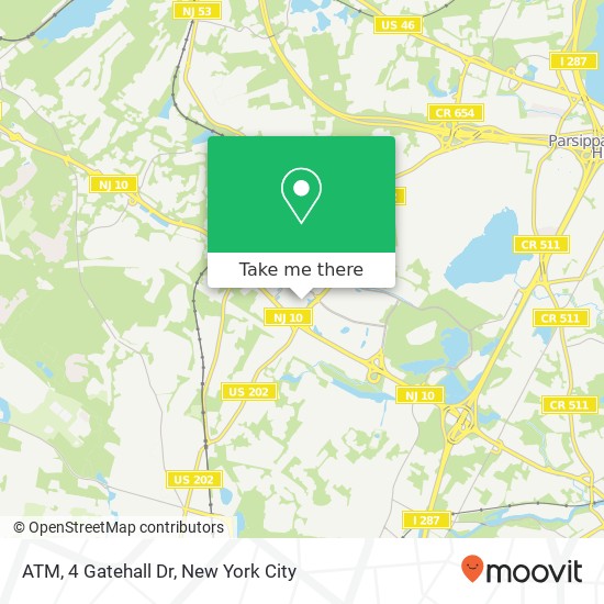 Mapa de ATM, 4 Gatehall Dr