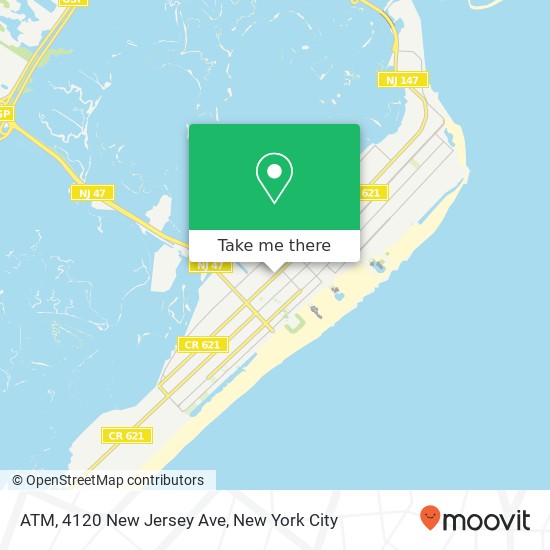 Mapa de ATM, 4120 New Jersey Ave