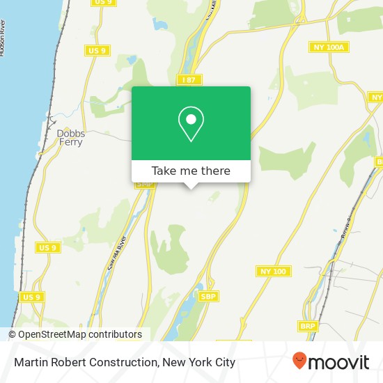 Martin Robert Construction map