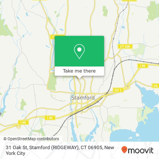 31 Oak St, Stamford (RIDGEWAY), CT 06905 map