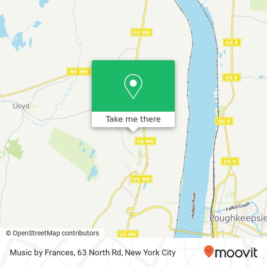 Mapa de Music by Frances, 63 North Rd