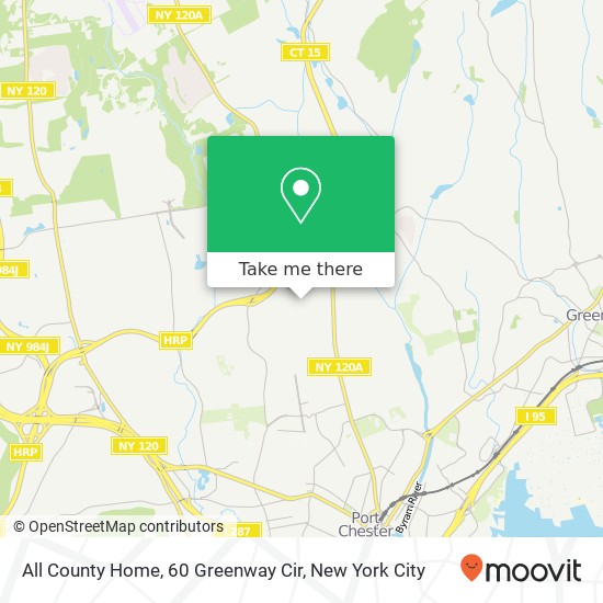 Mapa de All County Home, 60 Greenway Cir