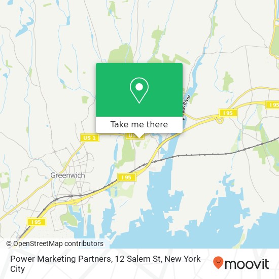 Mapa de Power Marketing Partners, 12 Salem St